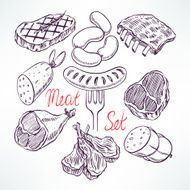 set of meat products N2