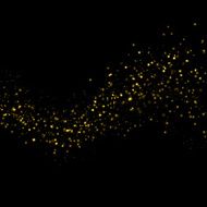Gold glittering sparkling dust background