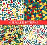 Seamless colorful patterns N2