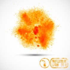 Spray paint graffiti decorative splatters N2