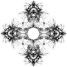 Mandala Decorative hand drawn lace pattern N24