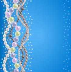 Coloured pearls background N2
