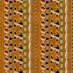 Ethnic seamless texture with geometric elements