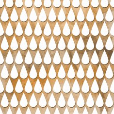 Vector Seamless Pattern with Rain Drops on watercolor backgrou