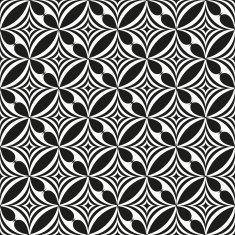 Black and white abstract seamless pattern Vector illustration N2