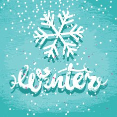 Winter grunge card