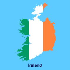 vector map of Ireland N2
