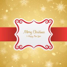 Christmas card Label N2