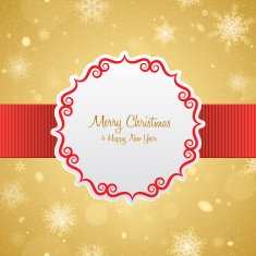 Christmas card Label N3
