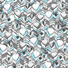 Seamless ethnic pattern with feathers N13