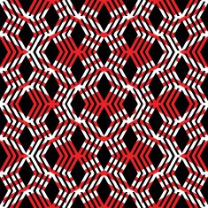 Seamless pattern with lined rhombs colorful infinite ornate