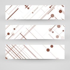 Vector banner set for your design N131