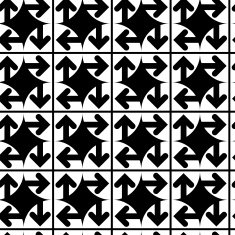 Illusive contemporary squared grid backdrop with circles