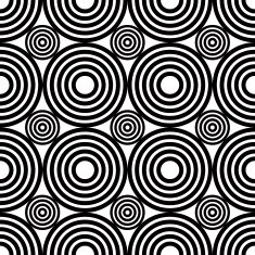 Seamless geometric black and white stripes background simple N3
