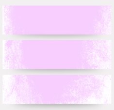 grunge pastel banners