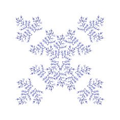 watercolor snowflake N20