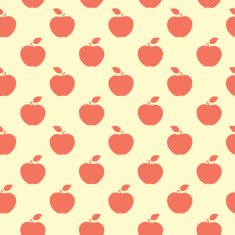 vector pattern with apples N10