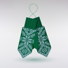 knitted mittens N6
