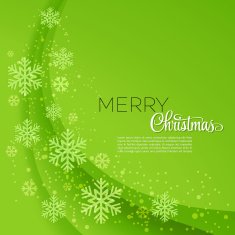 Merry Christmas greeting card with snowflakes N8