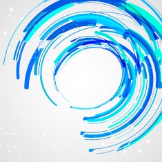 Futuristic abstract shape illustration N5