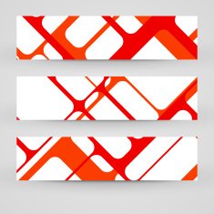 Vector banner set for your design N136