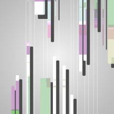 Abstract futuristic geometric shapes N112