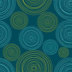 Blue Colored Circles Seamless Pattern N2