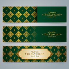 Collection banner design Asian art background N4