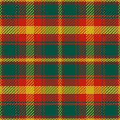 vector seamless pattern Maple Leaf tartan N2