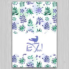 Watercolor invitation N8