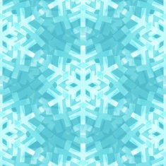 Shiny Blue Snowflakes Seamless Pattern for Christmas Design N2