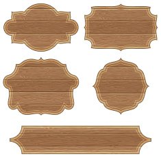 Retro Wooden Frames