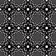 monochrome geometric seamless pattern N7