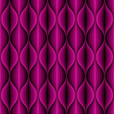 Pink curvy lines seamless pattern
