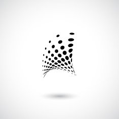 abstract black dots pattern background for design N2