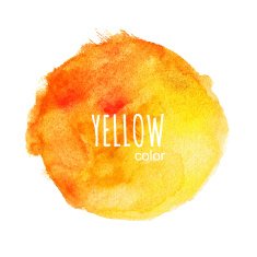 Vector round watercolor stain N2