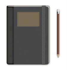 Note book with pencil N2