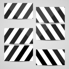 Vector business-card set for your design N358