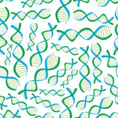 dna seamless pattern eps10