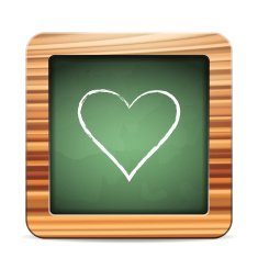 blackboard heart N2