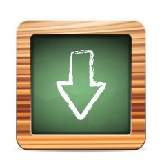 blackboard down arrow N2