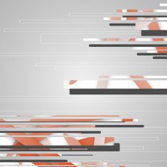 Abstract futuristic geometric shapes N118