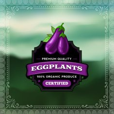 F&B Labels - Eggplant