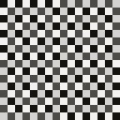 Geometric checkerboard design on white paper N2