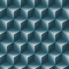 Seamless paper with stacked cube pattern