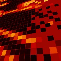 abstract colorful check pattern background N34