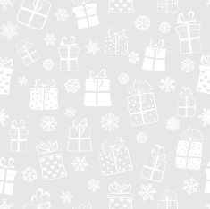 Seamless pattern of gift boxes N12