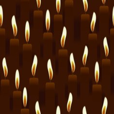 seamless burning candle church background