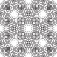 Seamless vintage background geometric monochrome illusion