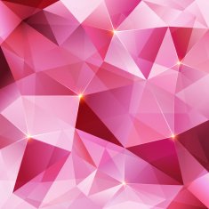 Pink crystal vector abstract background